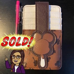 Mickey Mouse Ice Cream Bar Card Holder